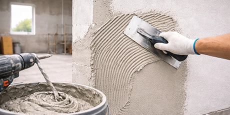 Construction adhesive mortars picture