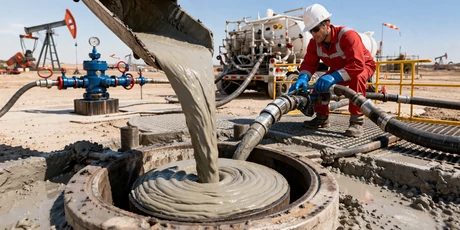 Oilfield cementing picture