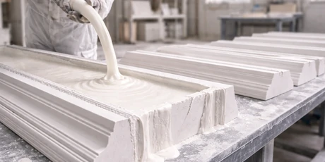 Prefabricated gypsum components picture