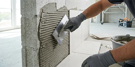 Cement based tile adhesive  picture