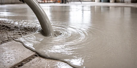 Self-leveling cement picture
