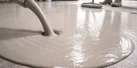 Self-leveling cement picture