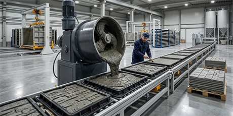 Concrete and cement products components, such as grindstone, wallboard, artificial stone, etc picture