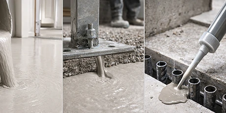 Self-leveling, grouting materials, sleeve grouting materials picture