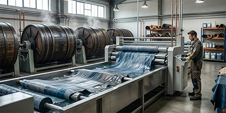 Leather tanning and impregnation picture