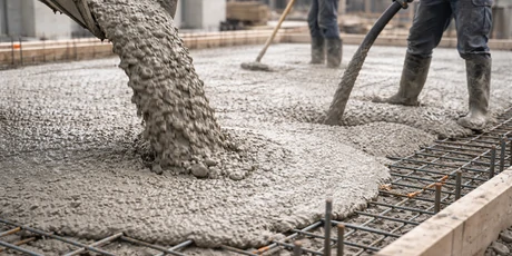 Dry-mixed concrete / high-performance concrete / high-flow concrete  picture