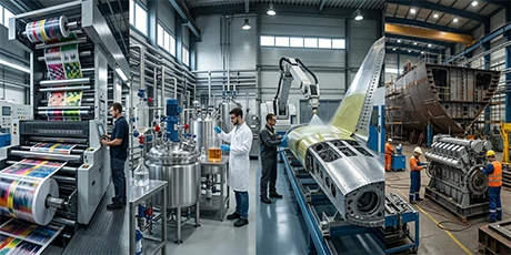 Printing, aerospace, marine, coatings and chemicals picture