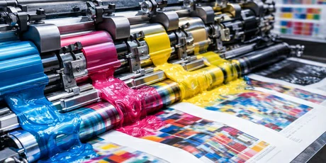 Paper and printing ink picture