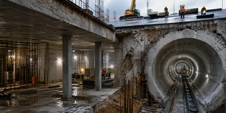 Tunnels, mines, basements, roofs, and underground engineering picture